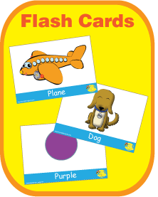 Download free flash cards from Fun Kids English!